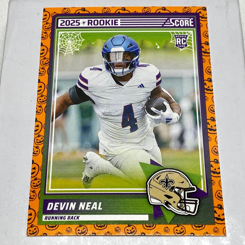 2025 Score A Treat - Rookies Devin Neal #40 Pumpkin (RC)